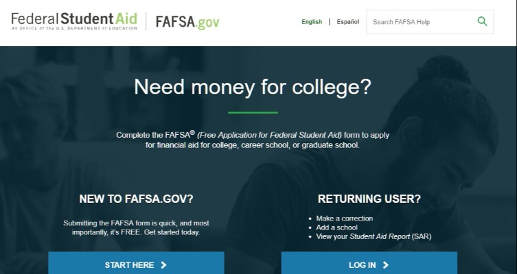 The FAFSA Page Picture